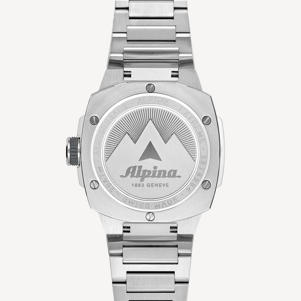 Alpiner Extreme Automatic in Titanium with White Dial WR200M