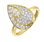 14K Yellow Gold 0.75cttw I1 HI Diamond Ring