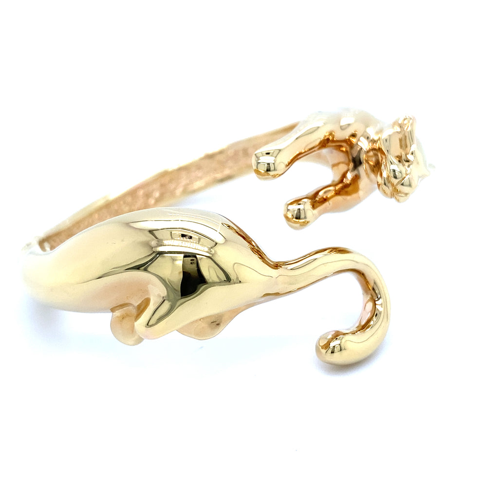 Estate Big Cat Bangle