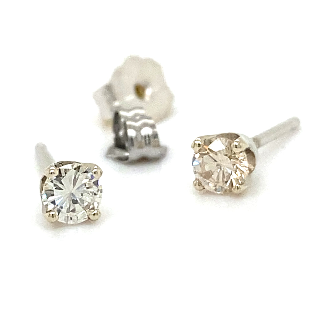 Estate 0.30cttw Diamond Studs