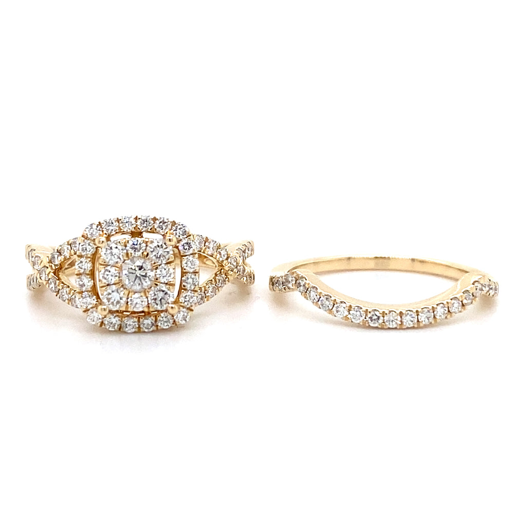 Estate Diamond Wedding Set