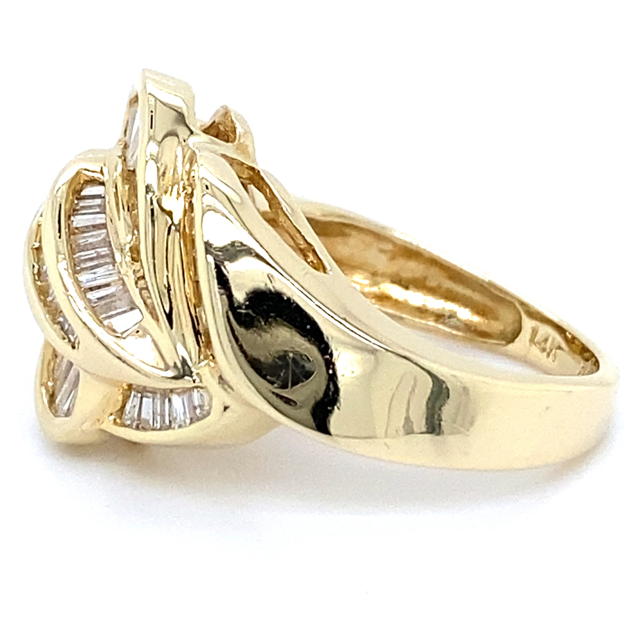 Estate Baguette Fashion Ring