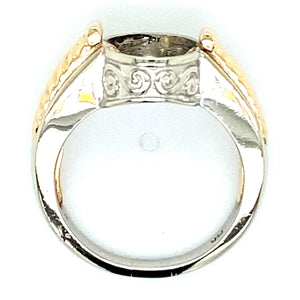 Estate Caerleon Bezel Ring