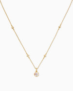 Nola Short Pendant Gold Iridescent Drusy by Kendra Scott