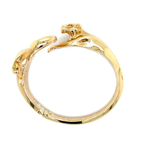 Estate Big Cat Bangle