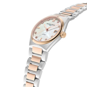Highlife Quartz Diamond Two-Tone Watch by Frederique Constant