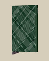 Laser Tartan Green Card Protector by Secrid