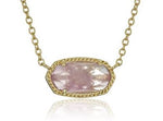 Elisa Gold Plated Necklace in Amethyst by Kendra Scott