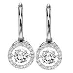 14K White Gold ROL 1.00cttw I1 H-I Diamond Earrings