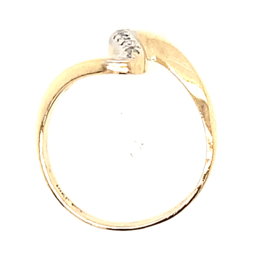 Estate Dainty Bypass Ring