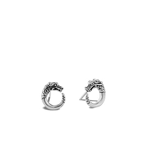 Naga Heritage Silver Stud Earrings by John Hardy