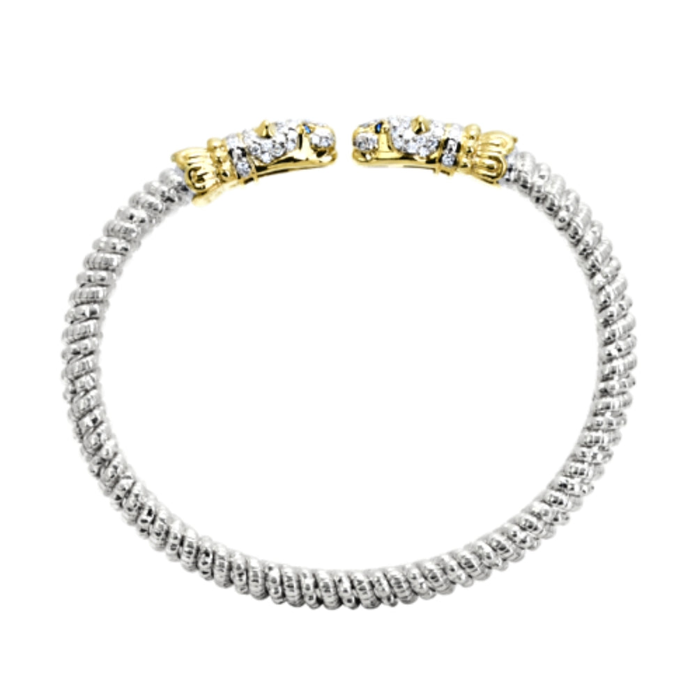 Diamond and Sapphire Jaguar Bracelet by VAHAN