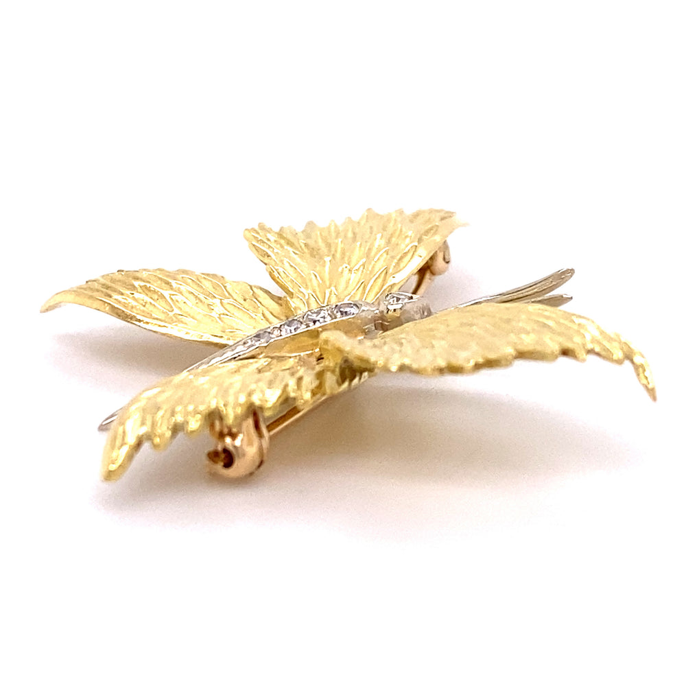 Estate Butterfly Brooch