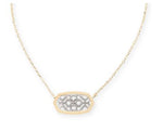 Elise Gold & Silver Plated Filigree Necklaces by Kendra Scott