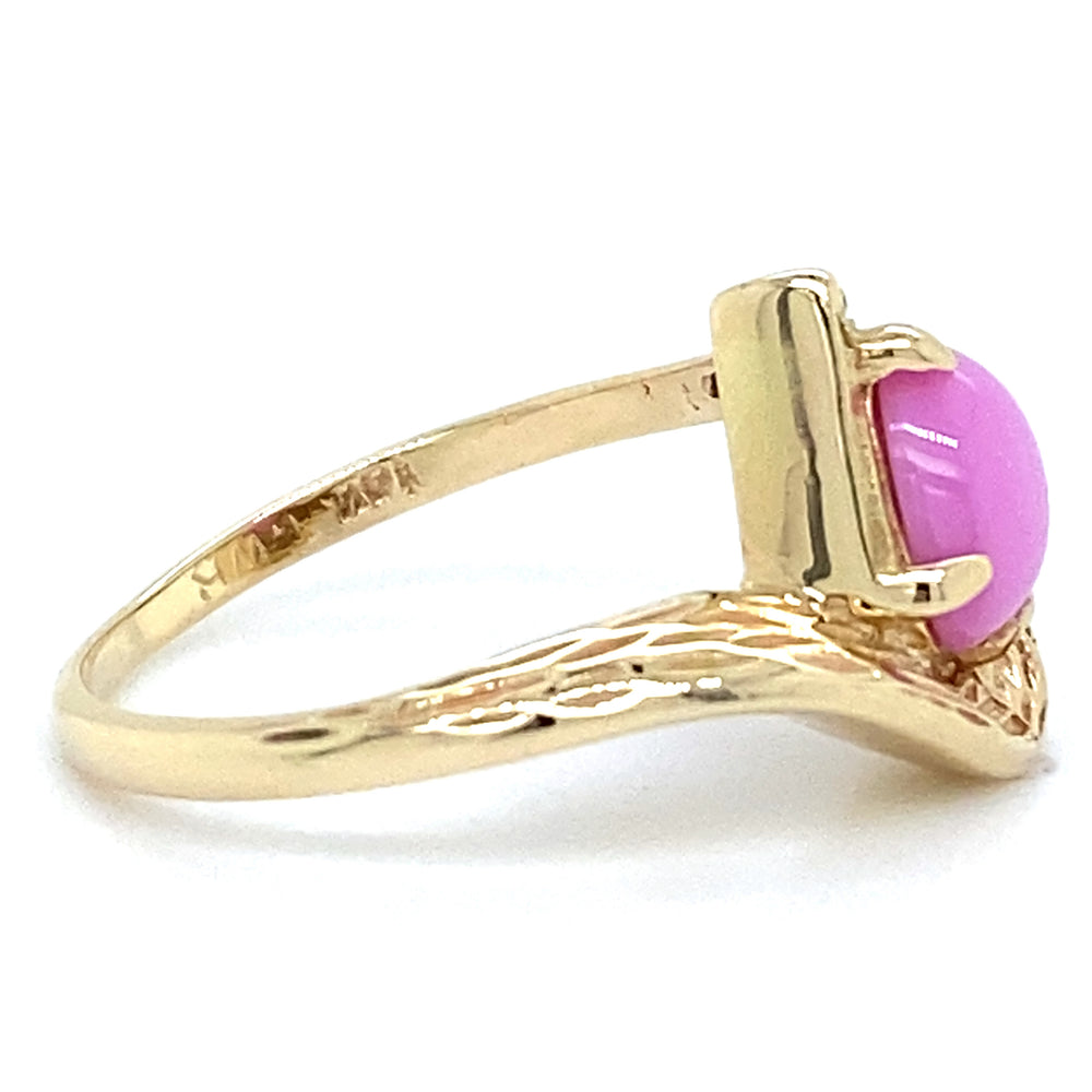 Estate Pink Star Sapphire Ring