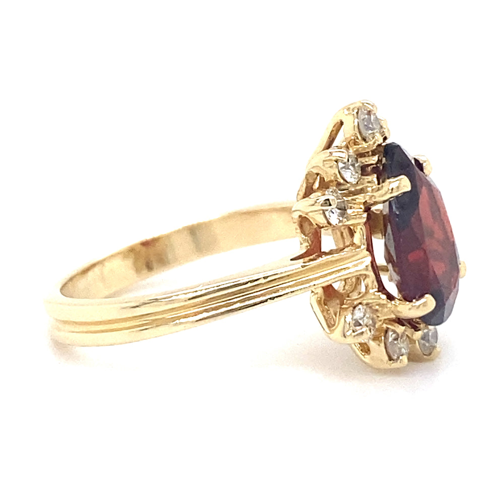 Estate Garnet Fashion Ring