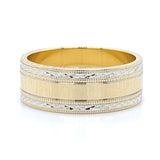 Estate 7mm Two-Tone Textured Band