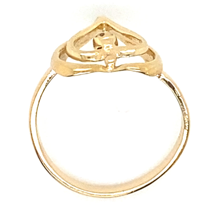 Estate Double Heart Ring