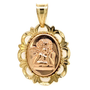 
            
                Load image into Gallery viewer, Estate Angel of God Prayer Pendant
            
        