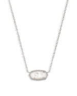 Elisa Silver Plated Pendant Necklace In Ivory Pearl, by Kendra Scott