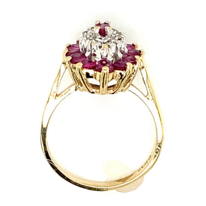 Estate Ruby & Diamond Ring