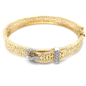 Estate 6.5" Buckle Bangle