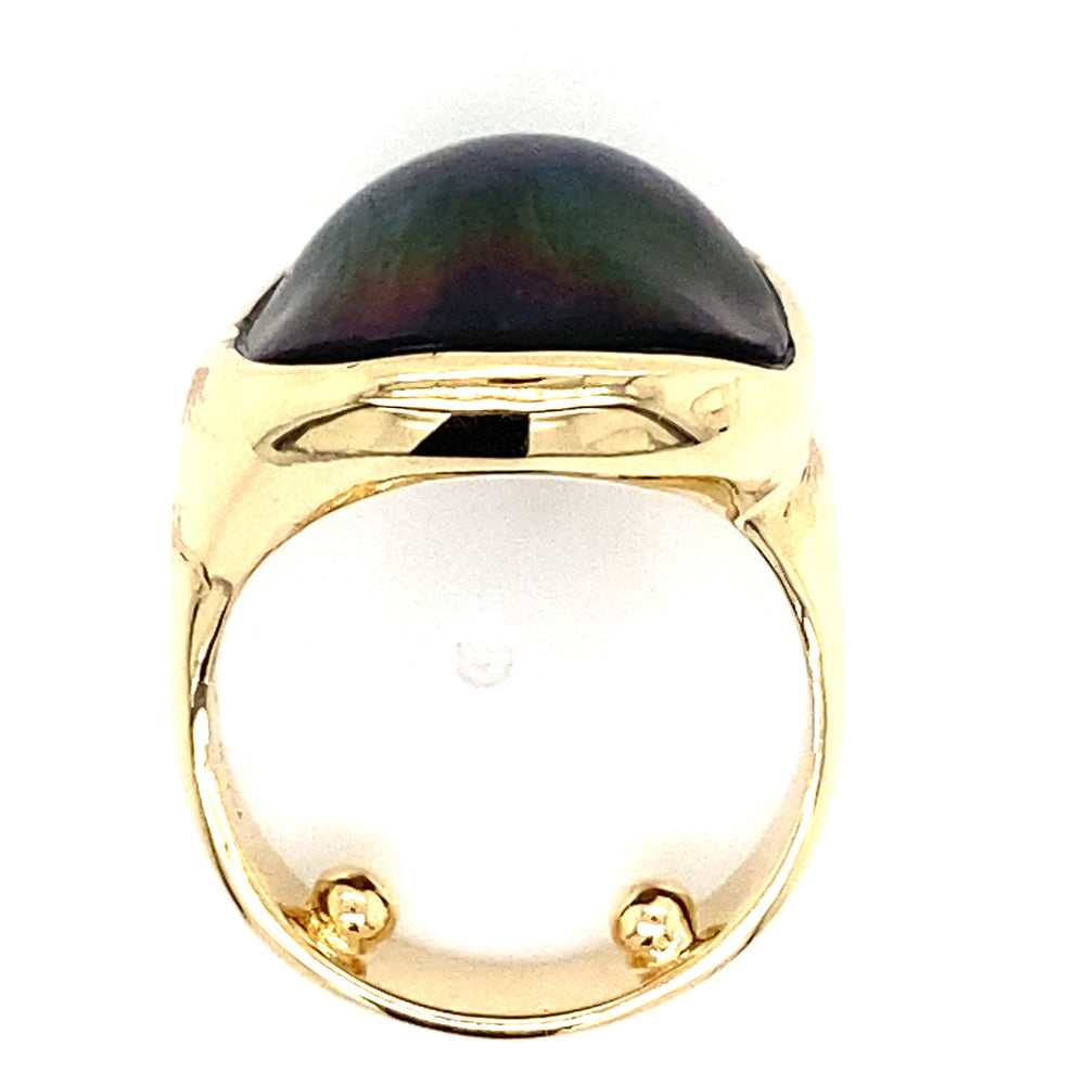 Estate Mabe' Pearl Ring