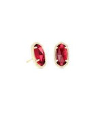Ellie Gold Plated Earrings in Clear Berry by Kendra Scott