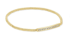 Addison Yellow Gold Plated Stretch Bracelet by Kendra Scott