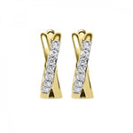 Diamond Huggie Earrings