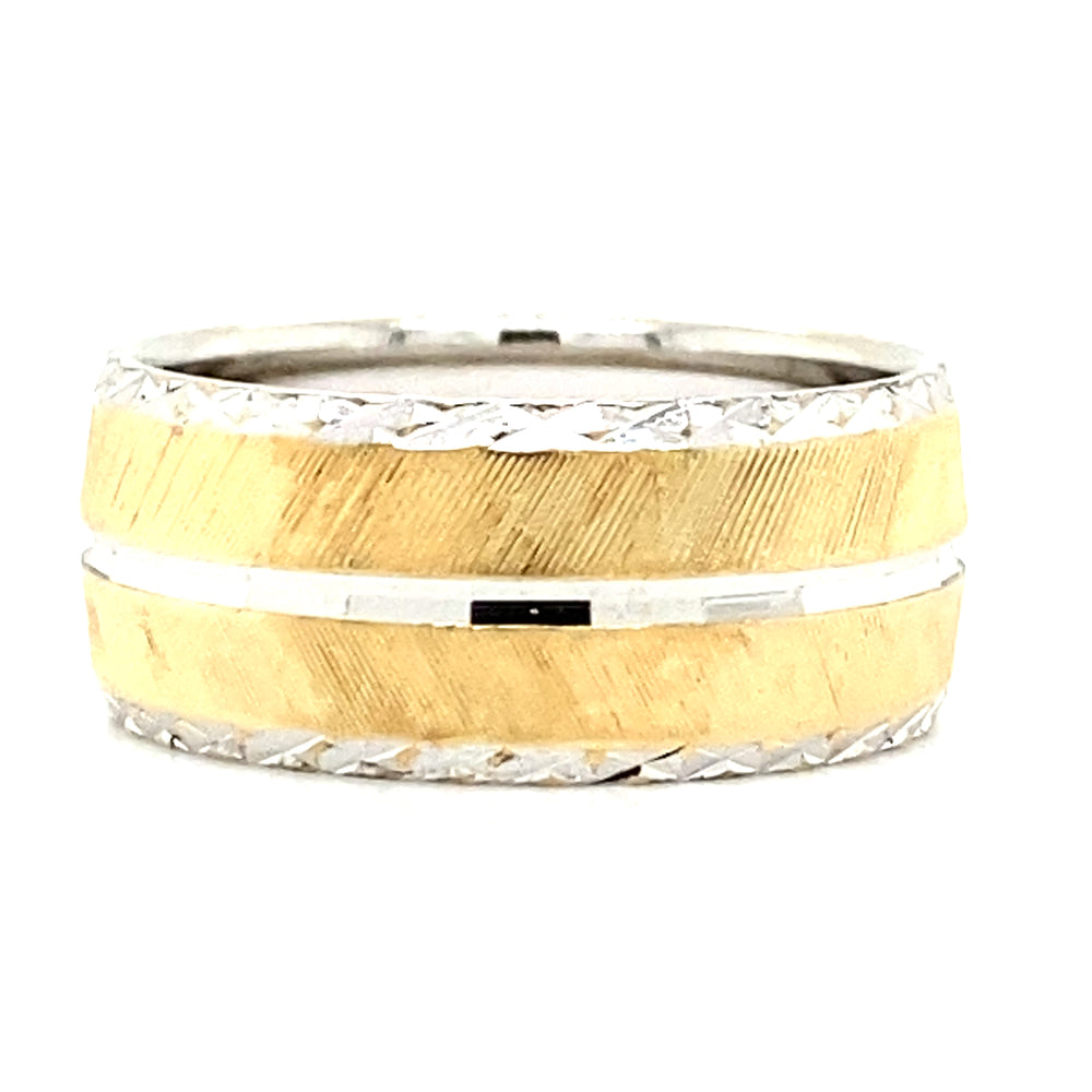 Estate Two-Tone Wedding Band