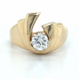 Estate Polished Solitaire Ring Mounting