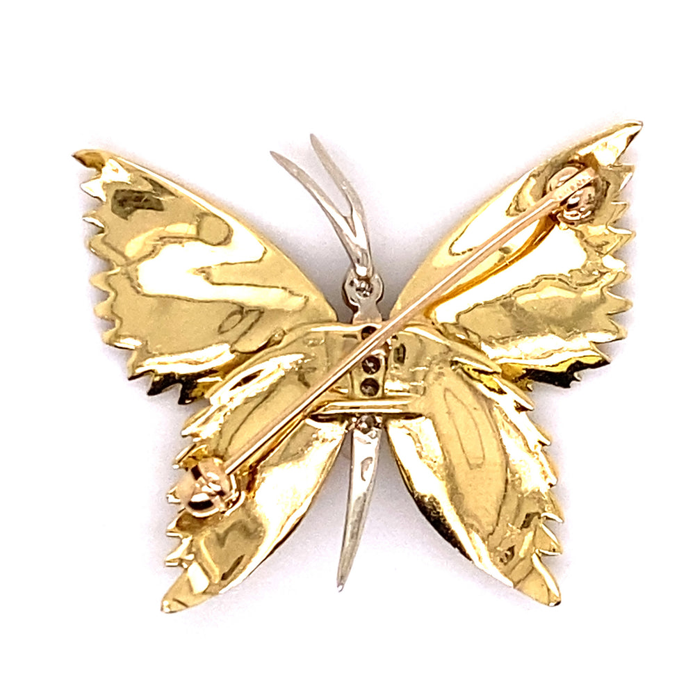 Estate Butterfly Brooch