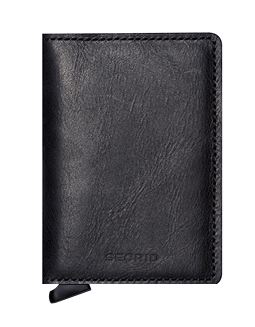 Vintage Black Slimwallet by Secrid