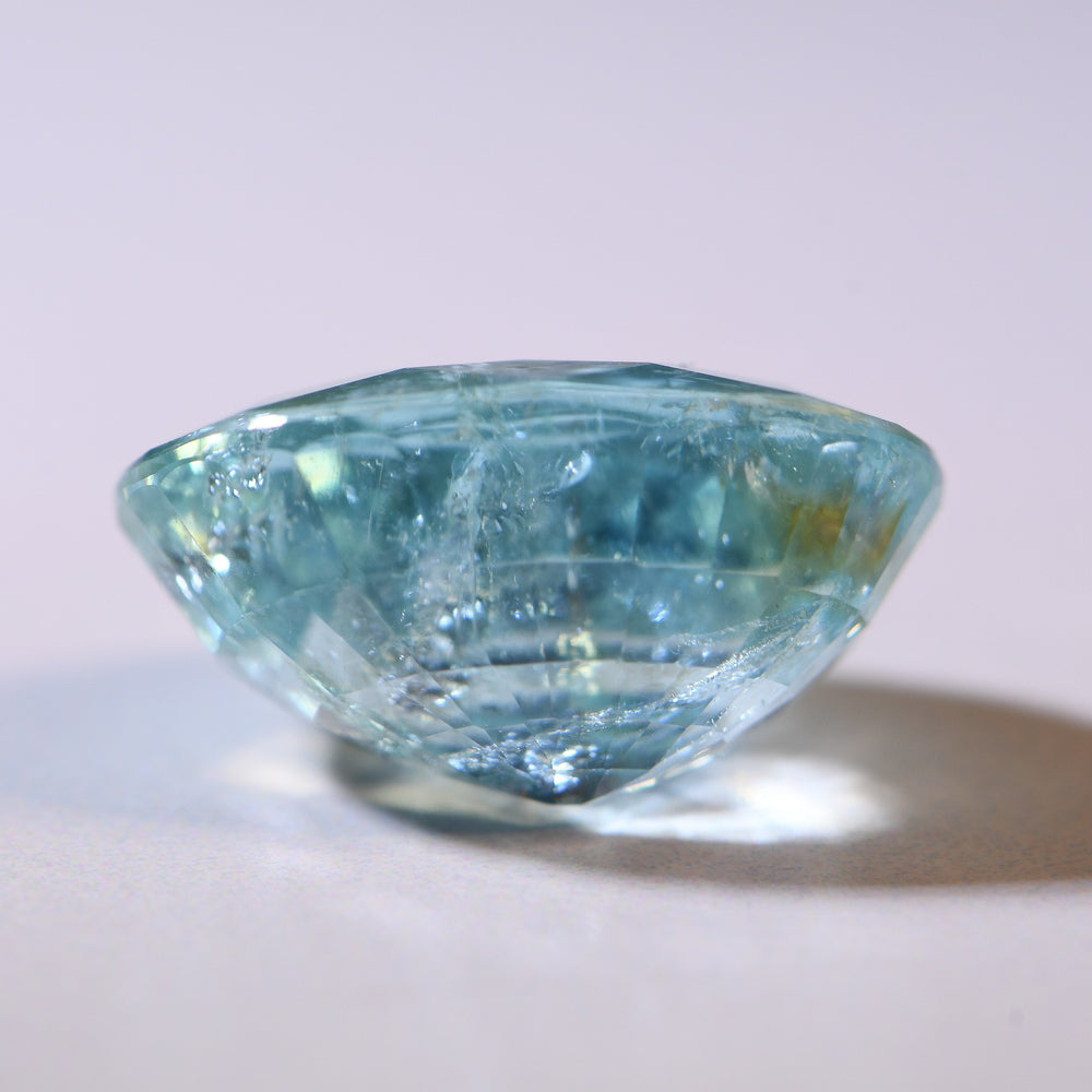 
            
                Load image into Gallery viewer, Loose 7.01ct 13.86x10.15x7.07 Light Blue Oval Paraiba Type Tourmaline
            
        