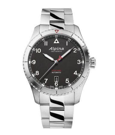 Startimer Pilot Automatic Stainless Steel 41mm by Alpina