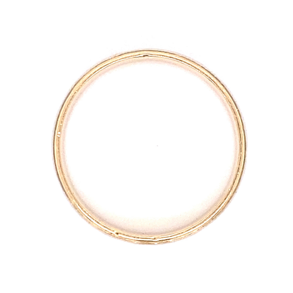 Estate size 10.75 Forget Me Not Wedding Band