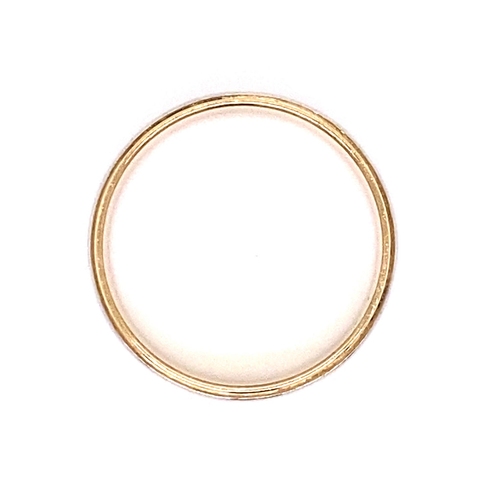 Estate size 10 Forget Me Not Wedding Band