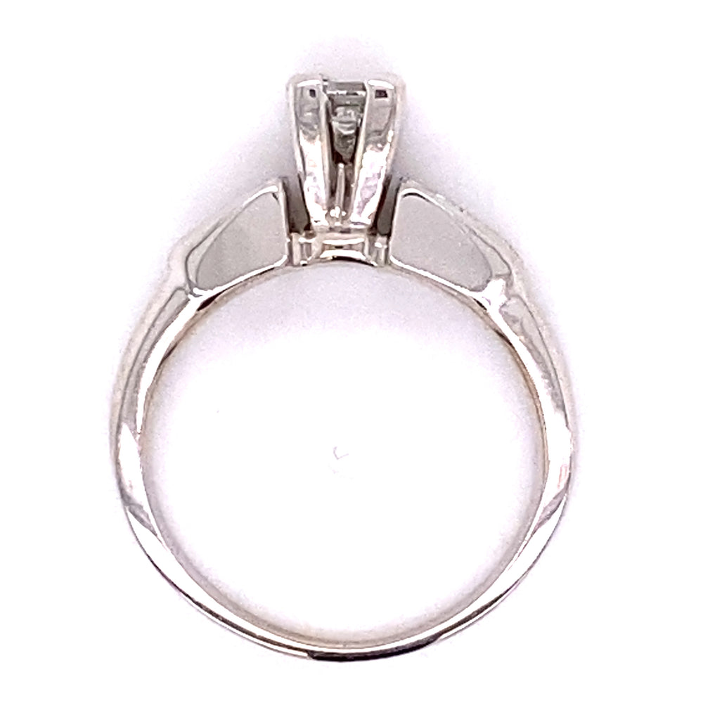 Estate Princess Cut Diamond Engagement Ring