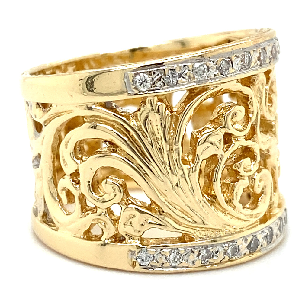 Estate Scroll Ring