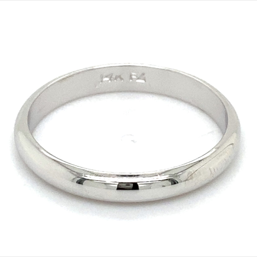 Estate size 13 Half Round Wedding Band