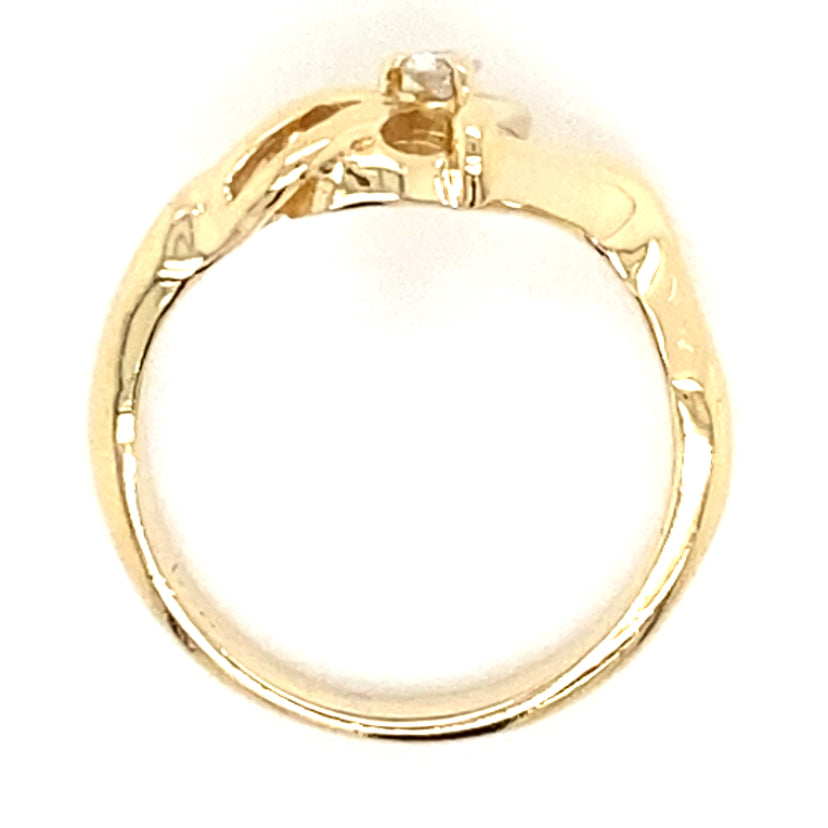 Estate Freeform Diamond Ring