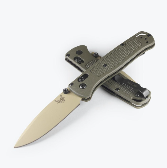 Bugout Dark Olive Grivory Knife by Benchmade