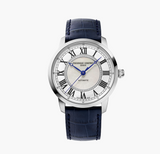 Ladies Automatic Classics Premiere Watch with Blue Leather Strap by Frederique Constant