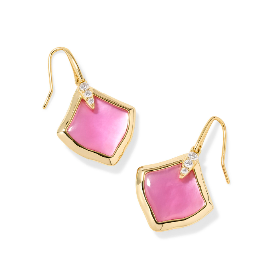 Joelle Gold Plated Azalea Illusion Drop Earrings by Kendra Scott