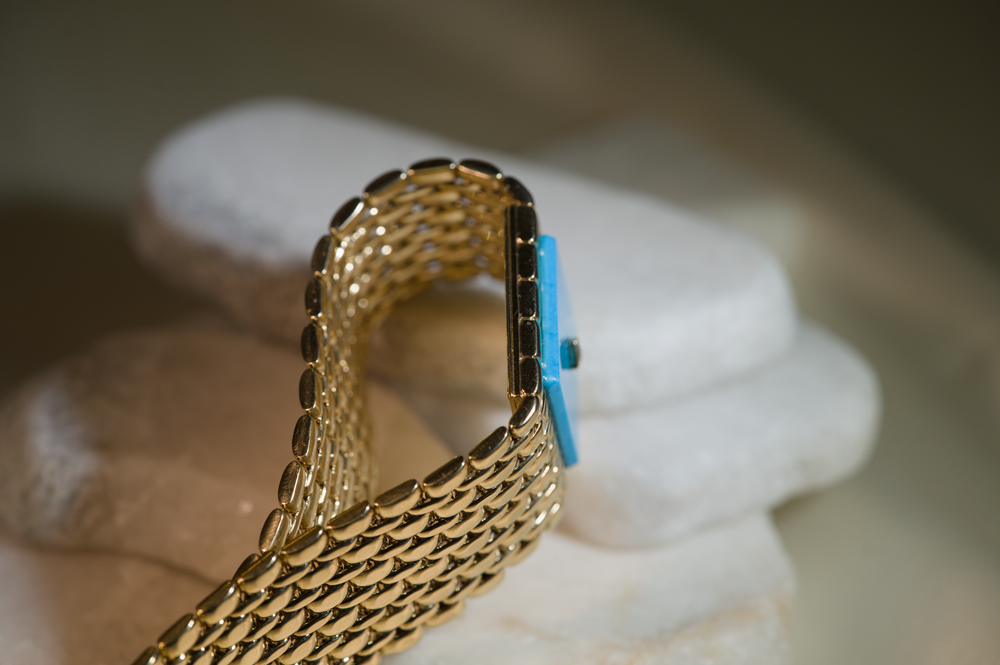 Estate Concord Turquoise Panther Link Bracelet