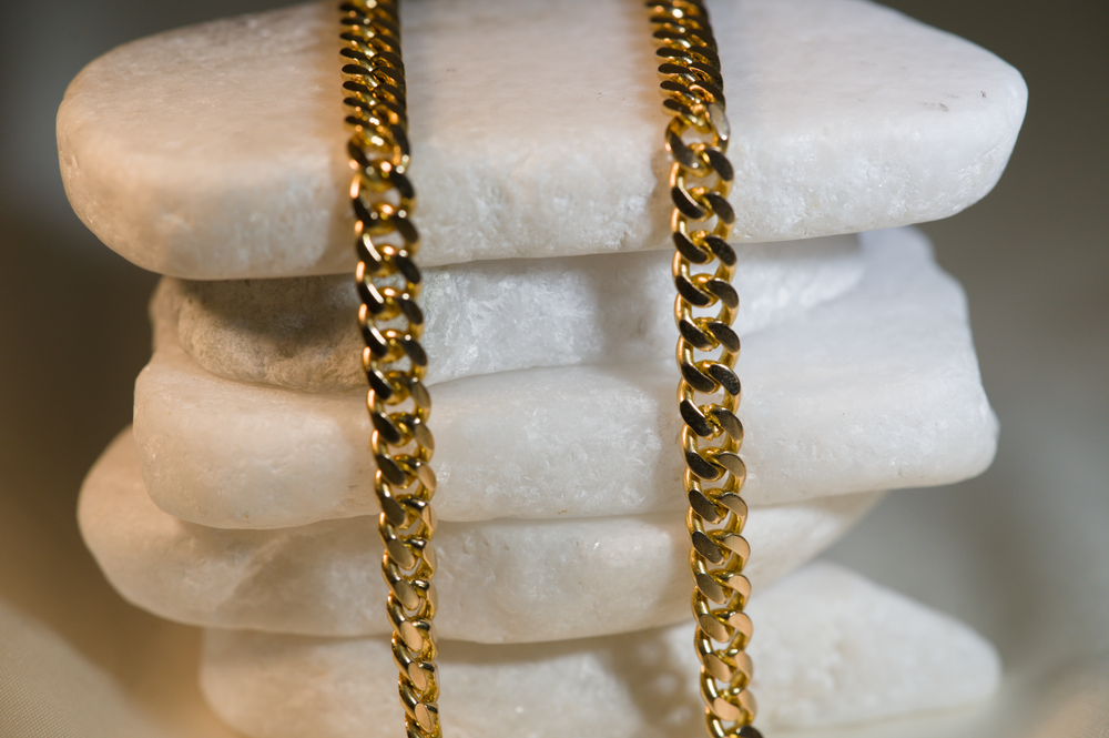Estate 24" Miami Cuban Chain in 18K Gold