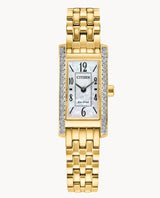 Ladies Eco Drive Petite Palidoro MOP Dial Gold-Tone Watch