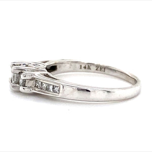 Estate Princess Cut Engagement Ring