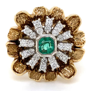 Estate Emerald Cocktail Ring